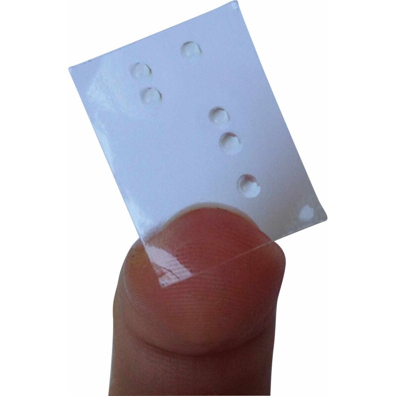 Étiquettes en braille pour bouton d'ascenseur