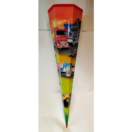 Roth Schultüte Track mit LED und Rothspitze 85 cm, eckig