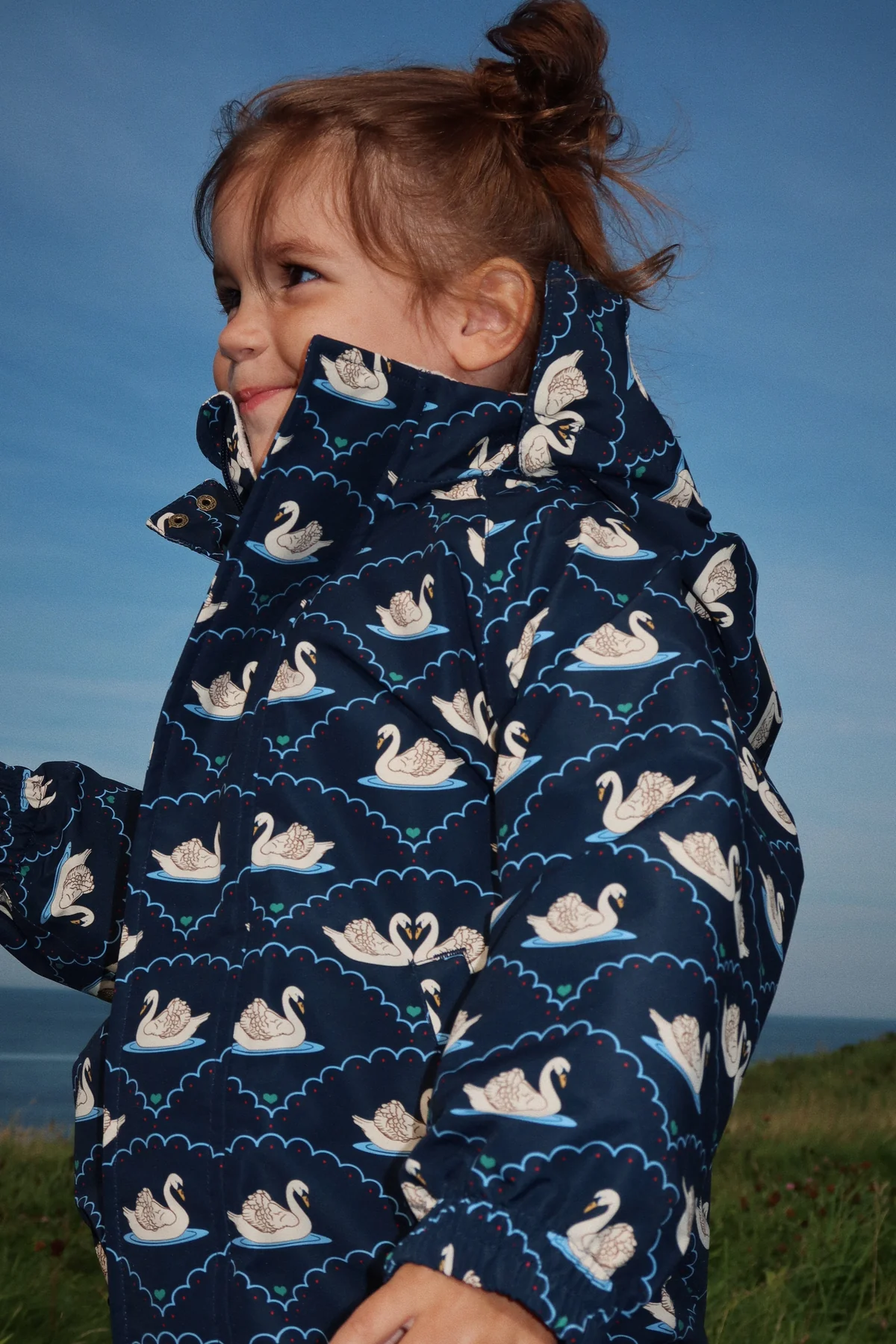 Konges Sløjd Nohr Snowsuit Print swan eclipse