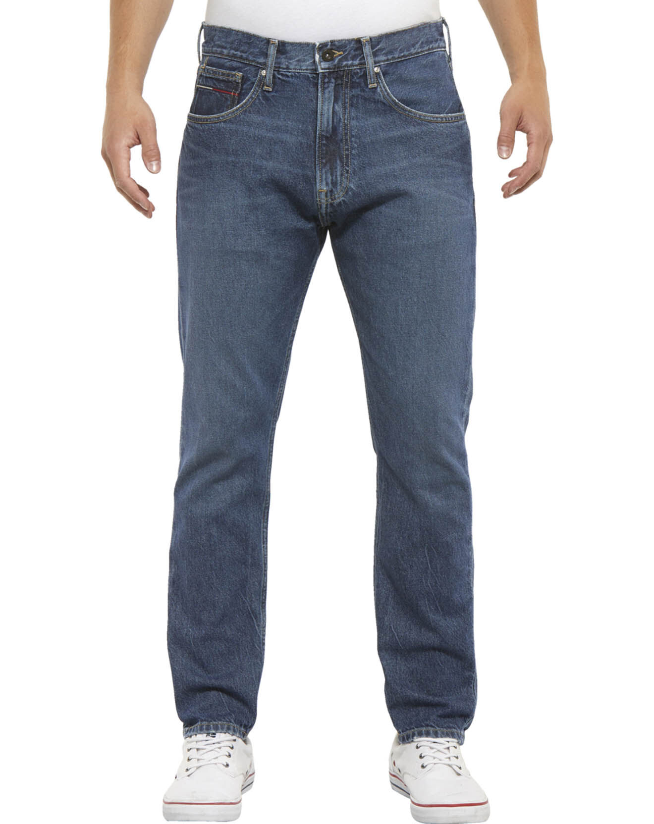 Tommy Hilfiger Jean tapered brut bleu