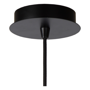 Lucide hanglamp Wolfram 60W zwart