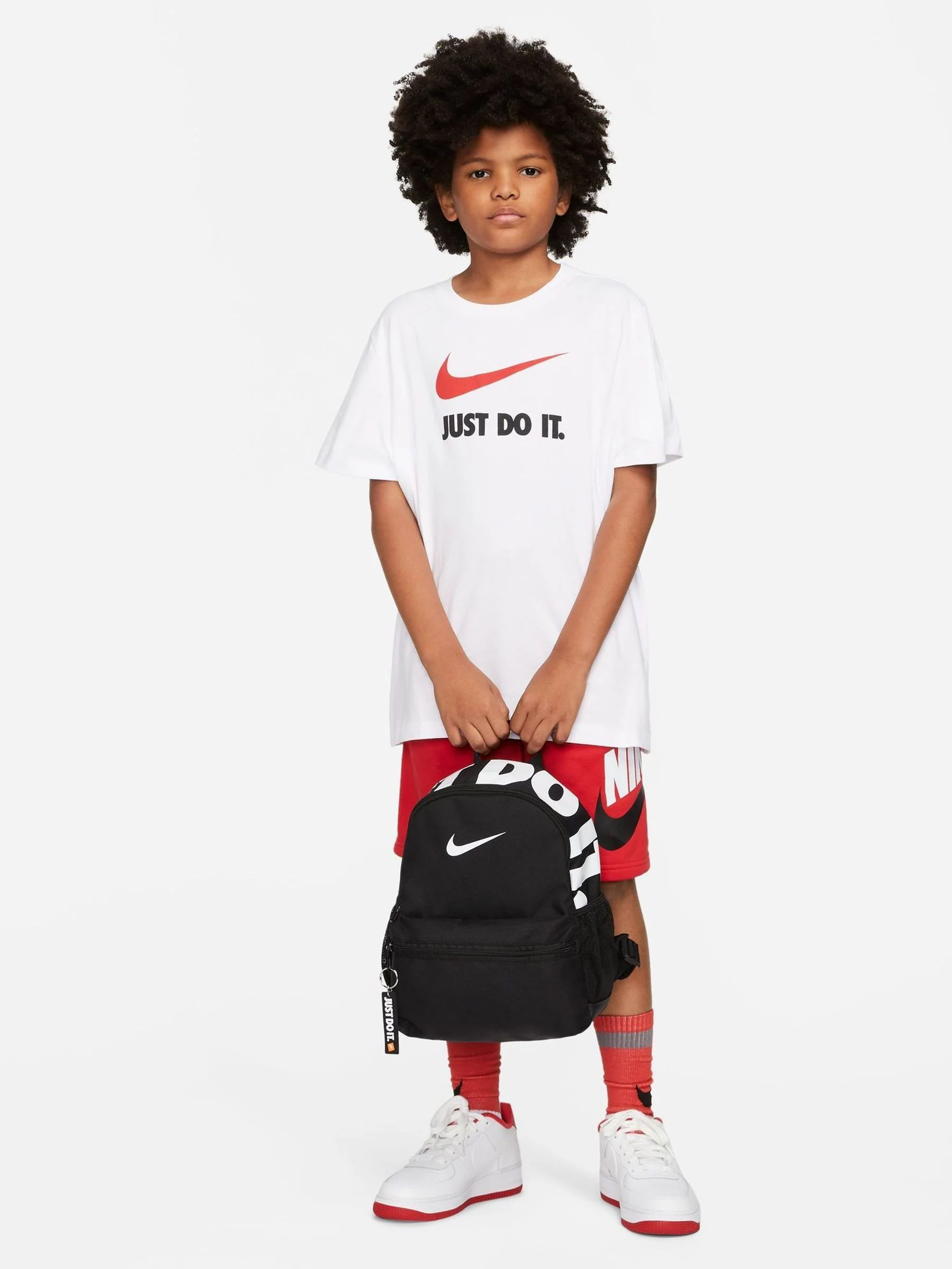 Zwart/wit - Nike Brasilia JDI minirugzak voor kinderen