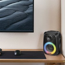 Haut-parleur BT 5.0 TWS, 5 égalisations, noir
