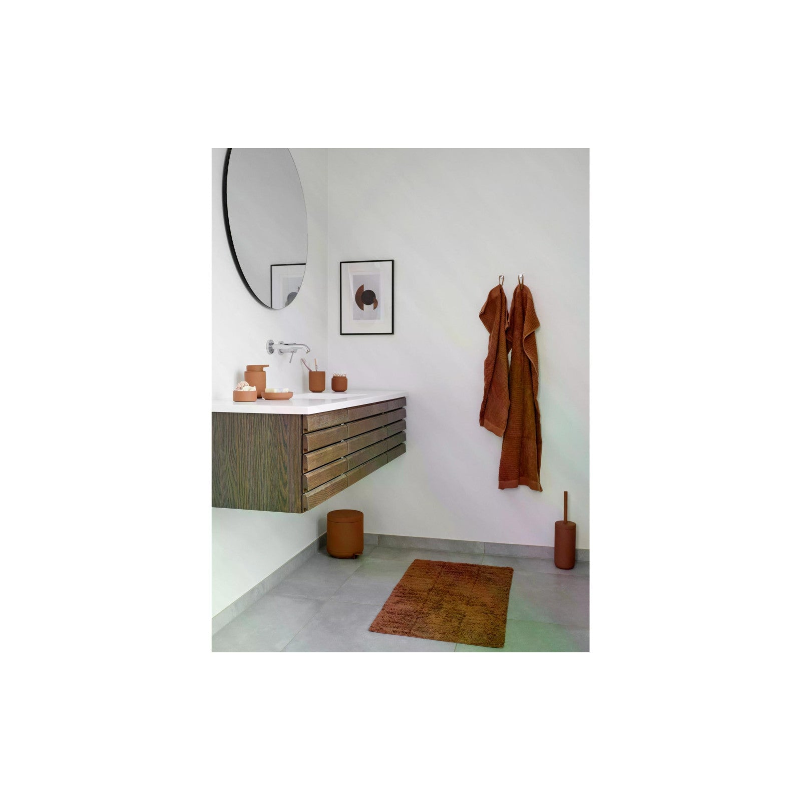 Zone Denmark Badteppich Tiles 50 x 80 cm