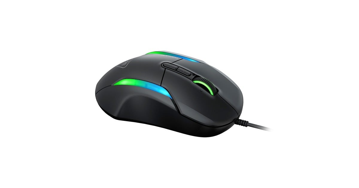 Turtle BeachKone II gaming muis  (Zwart, 50 - 26.000 Dpi, RGB)
