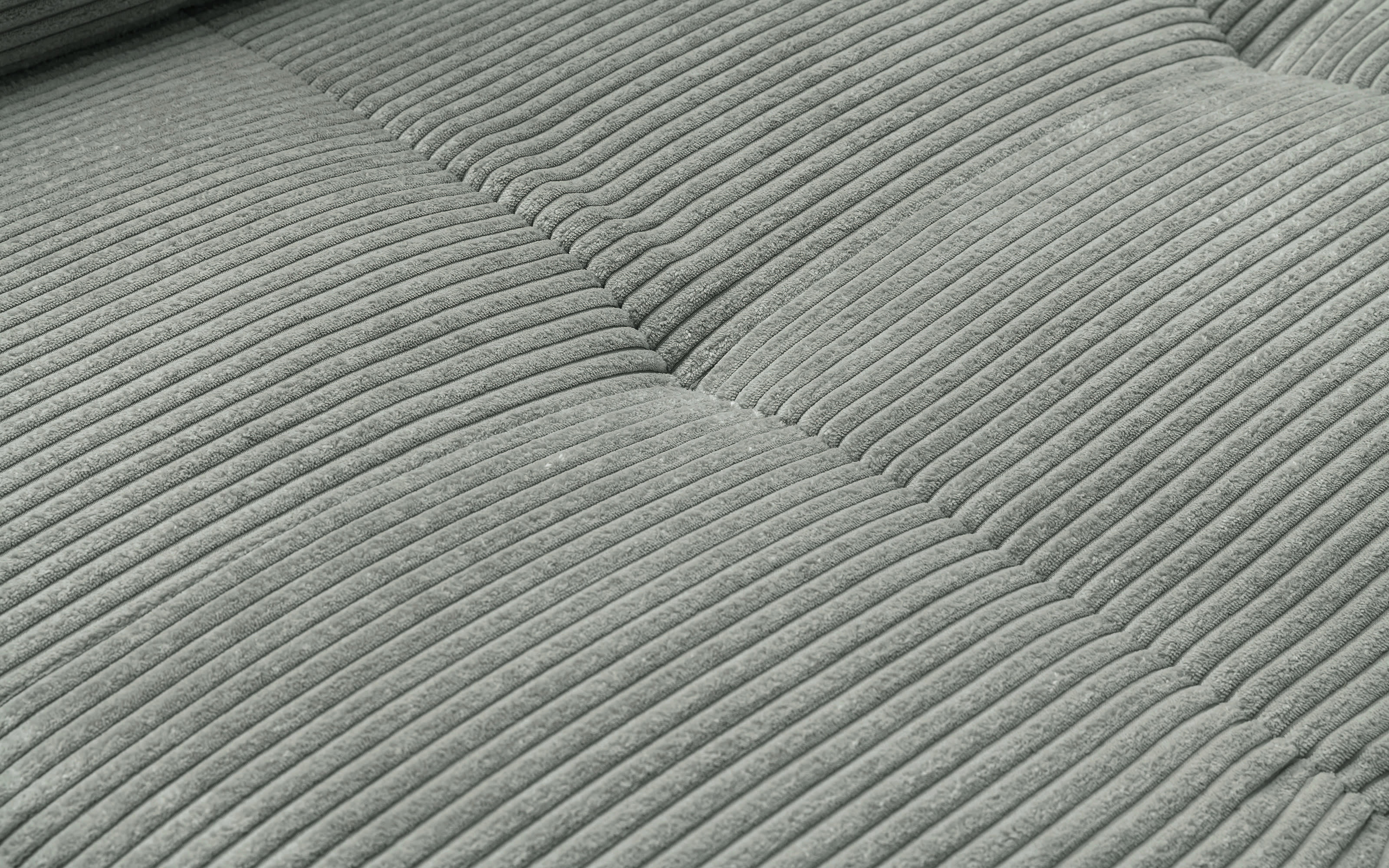 Wohnlandschaft Callisto, grau, inkl. Kopfteilverstellungen, 219 x 273 cm