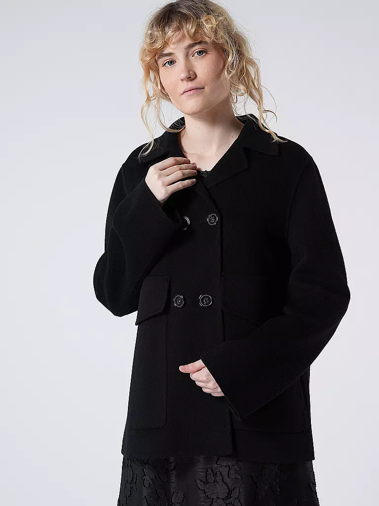 LUISA CERANO Wolljacke  schwarz