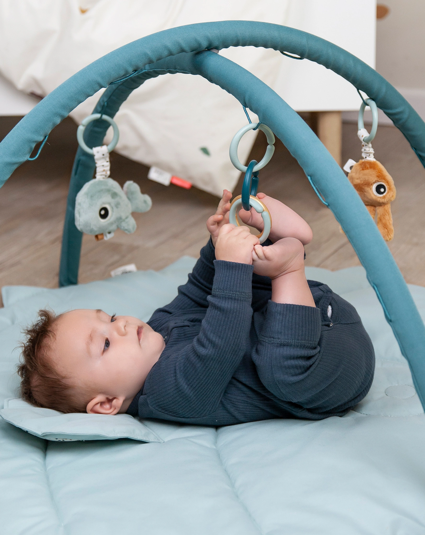 Spielbogen SEA FRIENDS (⌀90x48cm) 2-teilig in blau