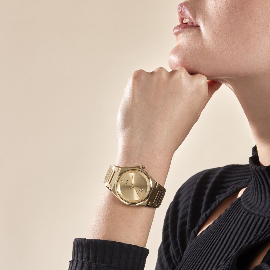 Montre Boss Steer Doré