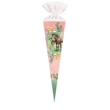 Nestler Schultüte Pferdeliebe 70cm rund