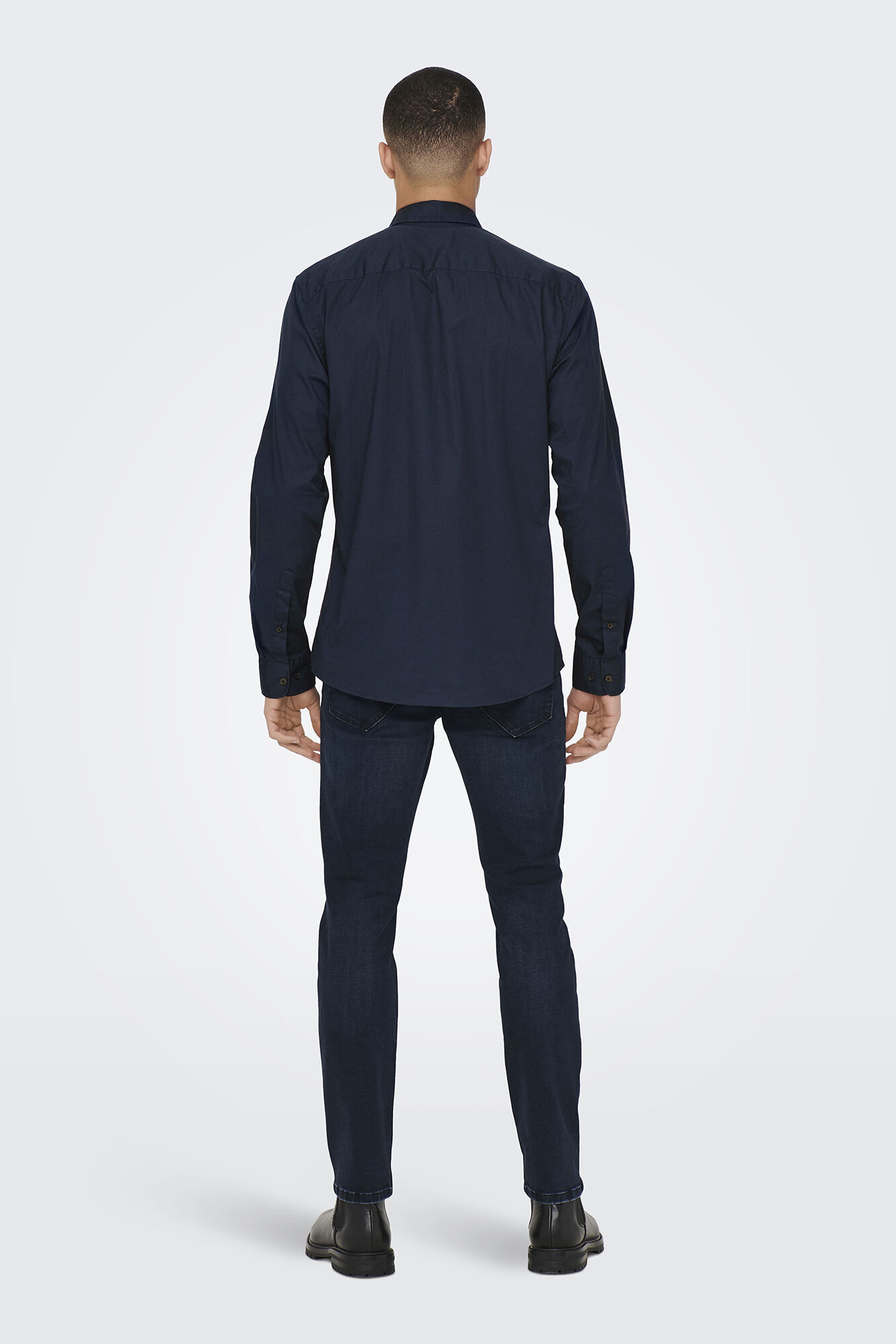 Camisa Oxford de manga comprida