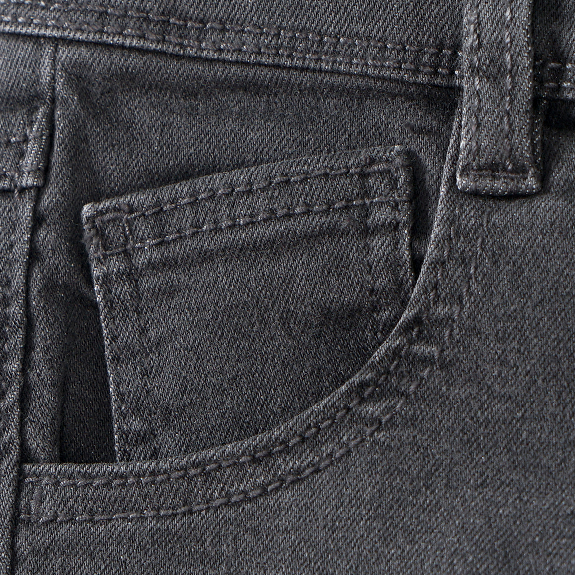 Famy 2 Jungen Skinny-Jeans im 5-Pocket-Style dunkelgrau / schwarz