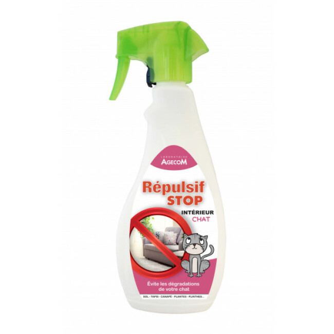Répulsif spray d'intérieur pour chat 500 ml