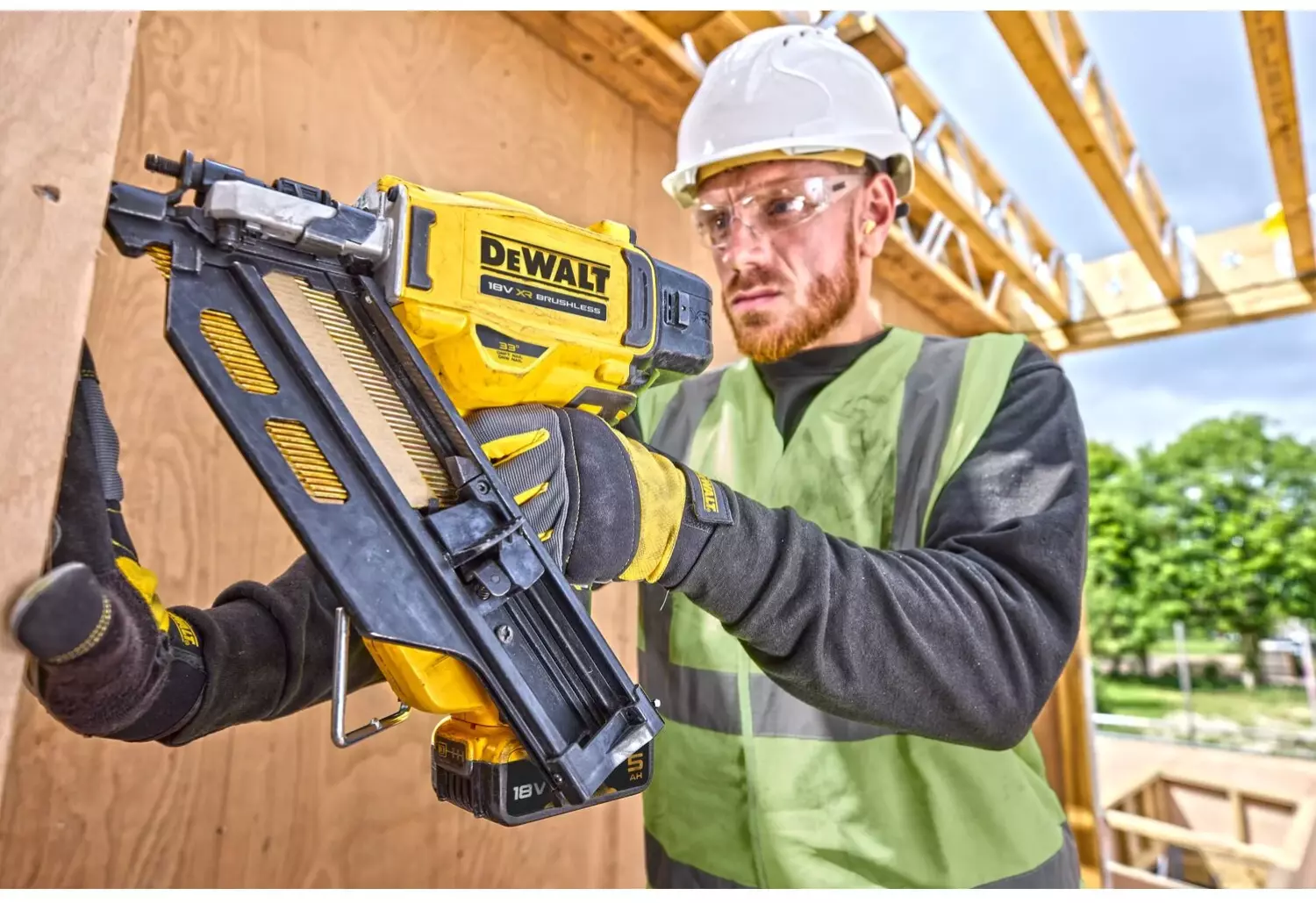 DeWALT DCN930N 18V Li-ion constructie tacker body - Enkelschot & bumpfire