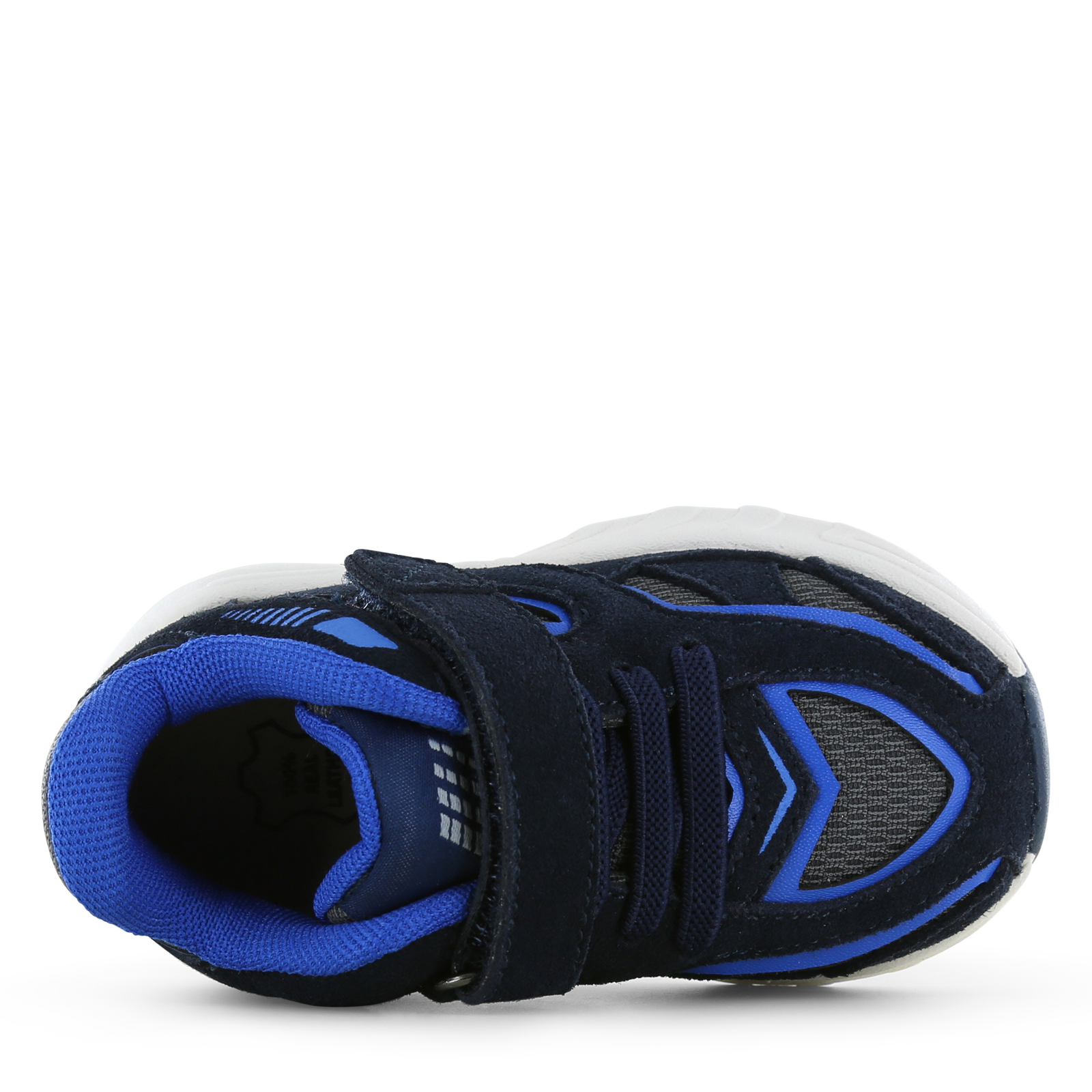 Shoesme sportief donkerblauw sneakertje Microleer, Suède | Sale