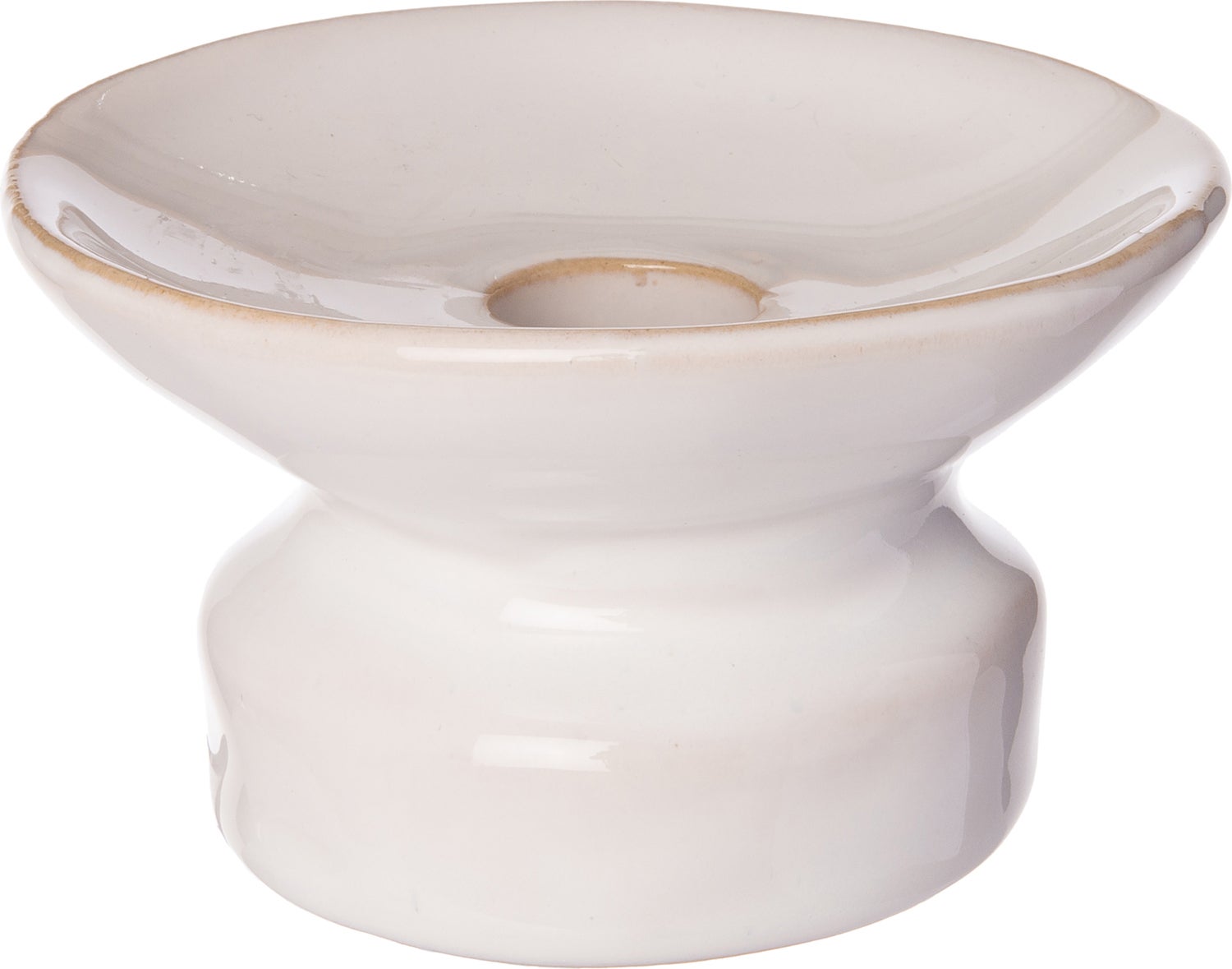 Intratuin kandelaar Fia wit D 10,5 H 6 cm