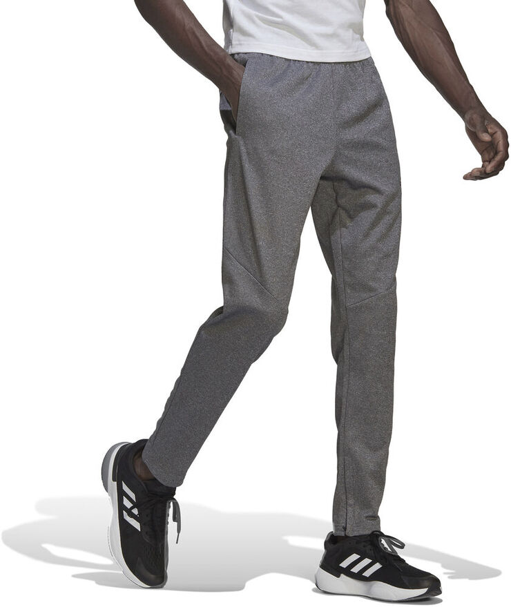 adidas Aeroready Game and Go Small Logo Tapered bukser Grå