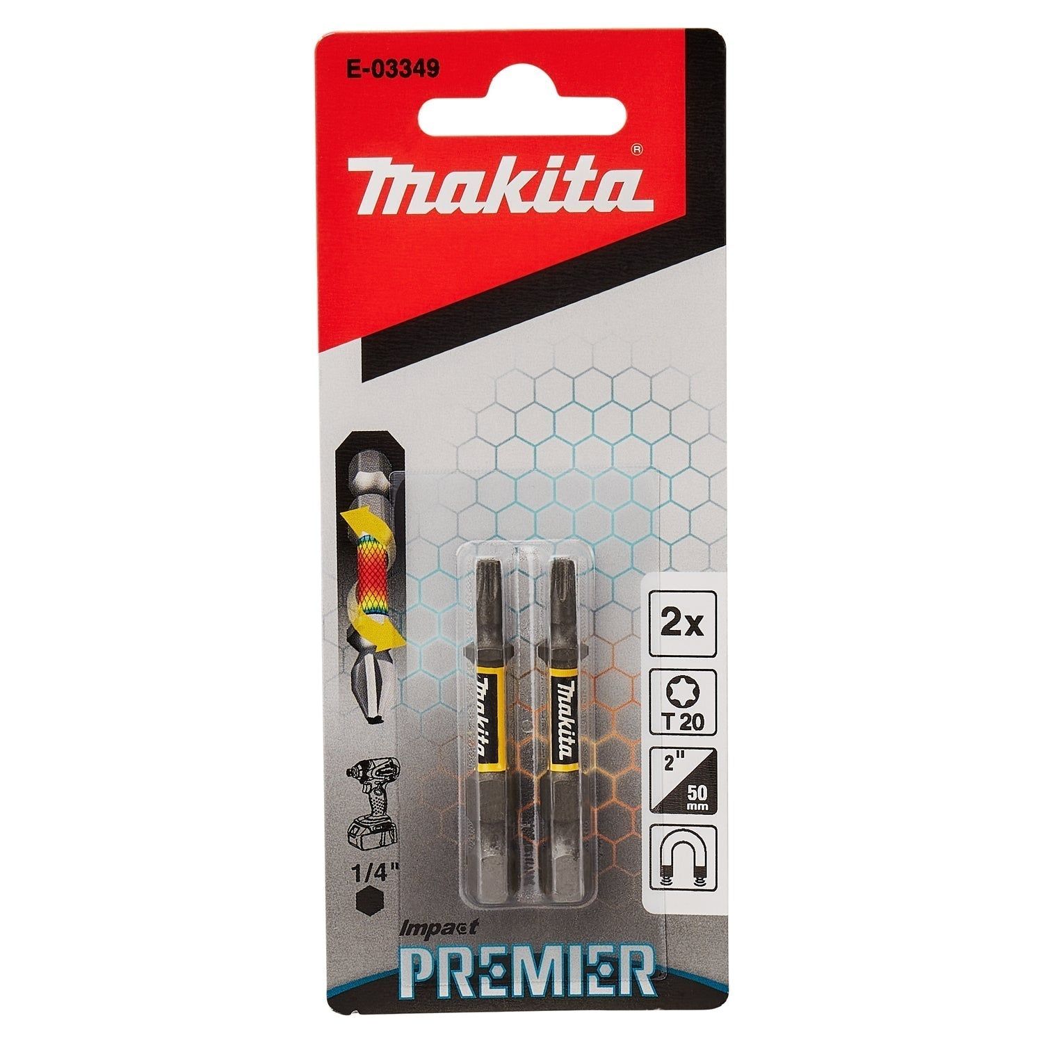 Makita Slagschroefbit T20x50mm XTT Impact Premier - E-03349