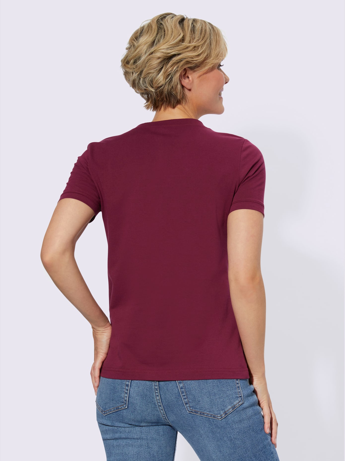 T-shirt à manches courtes pur coton