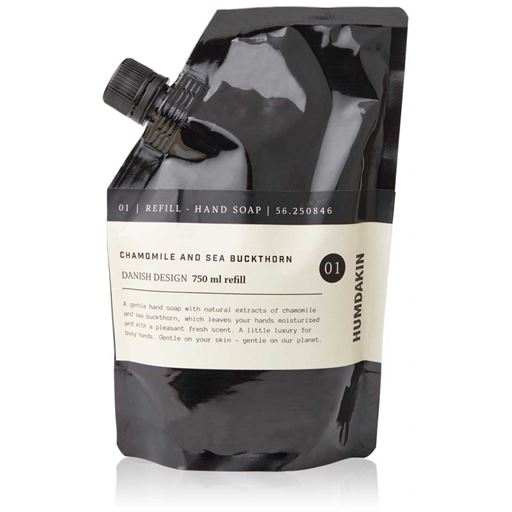 Humdakin Refill Håndsæbe, 01 Kamille & Havtorn, 750 ml