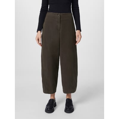 Damenhose weites Bein, Oliv