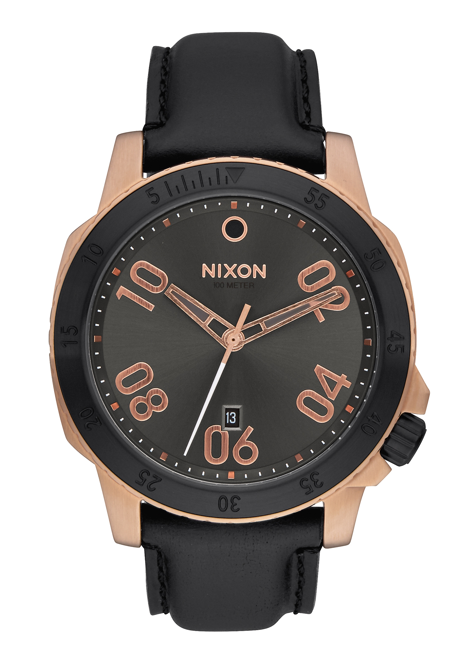 Nixon The Ranger Leather Rose Gold / Gunmetal A5082308