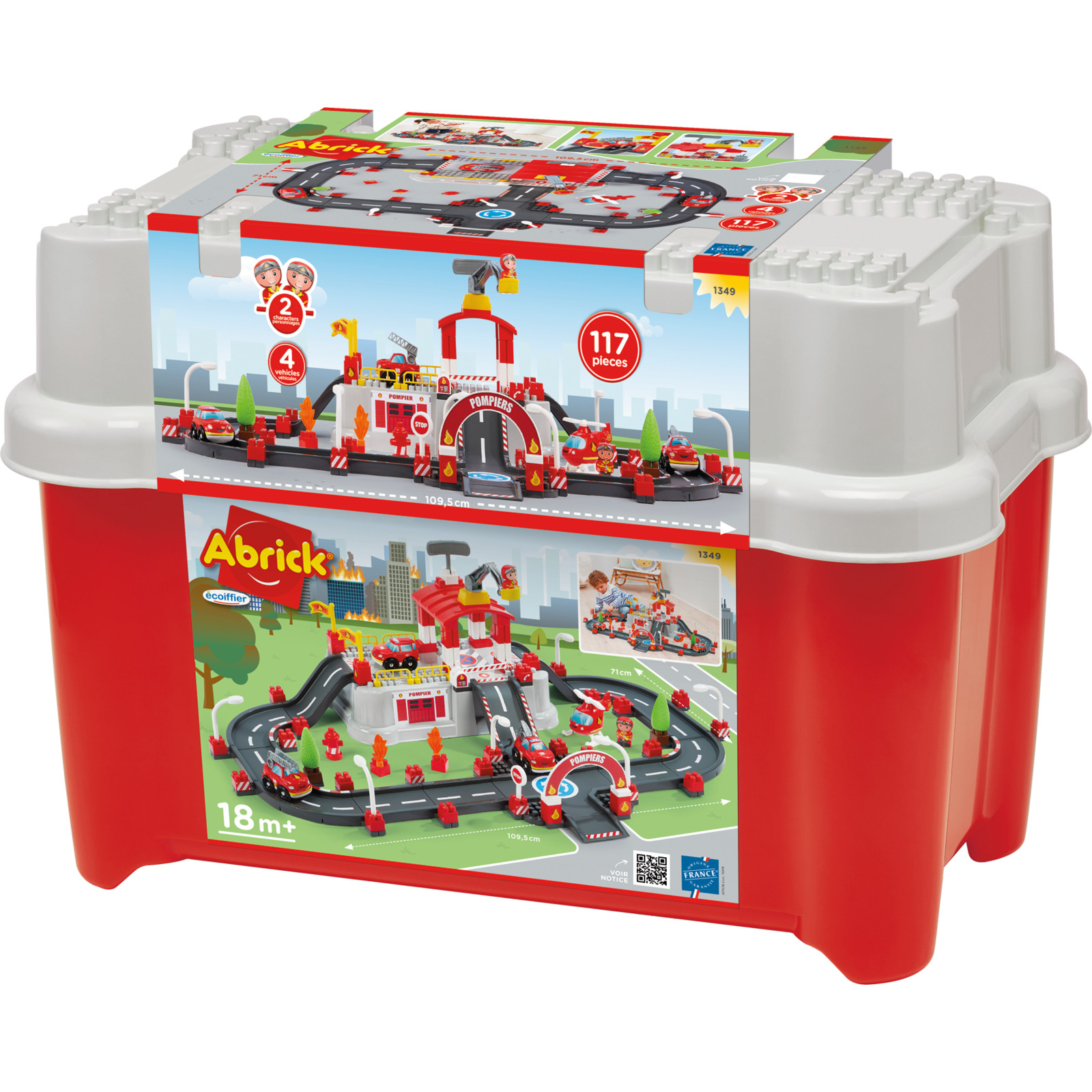 Écoiffier Abrick Baby Bauset Feuerwehr