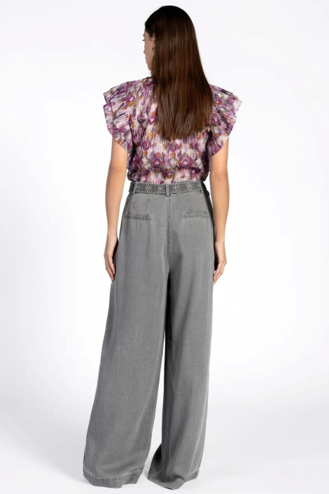 Aaiko paarse dames blouse