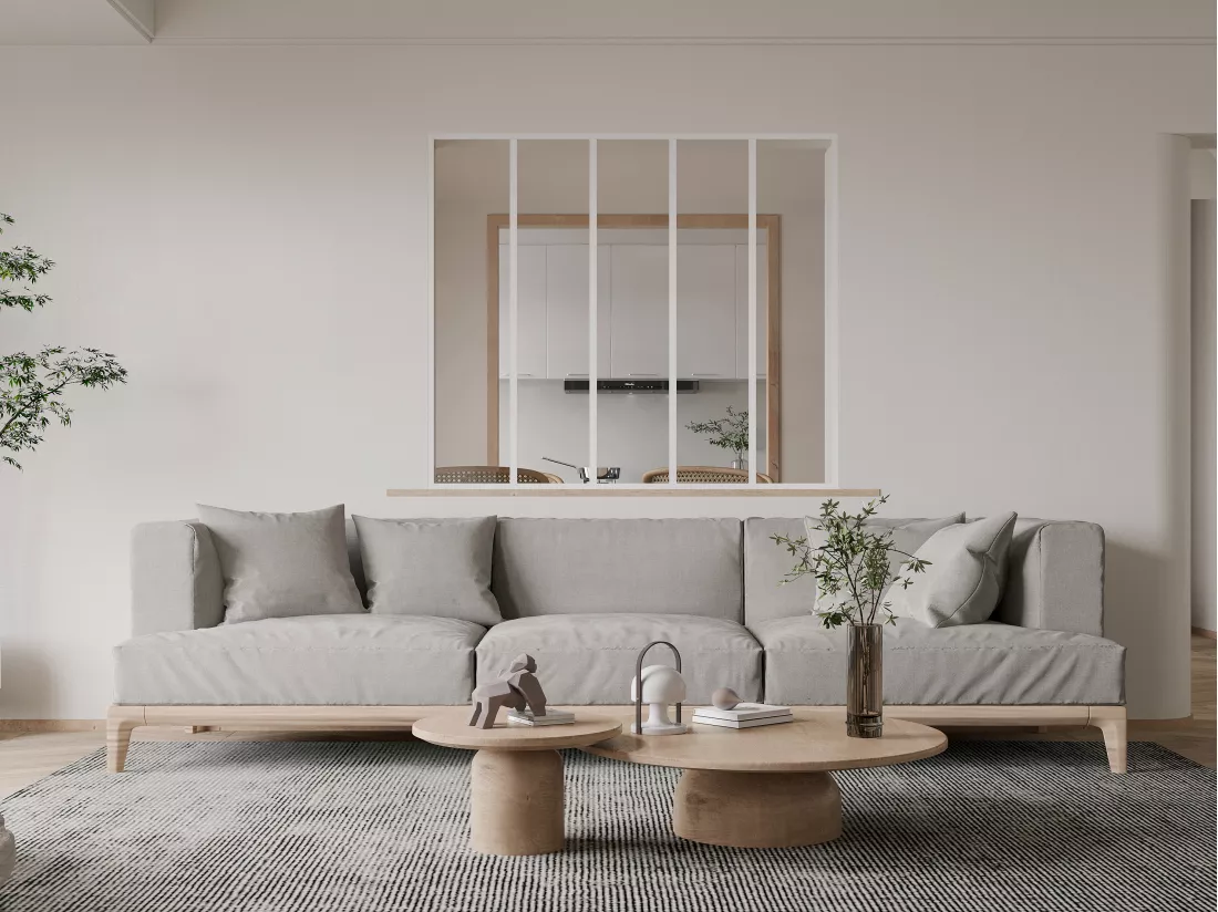 Verrière atelier en aluminium thermolaqué - 150x130 cm - Blanc - BAYVIEW
