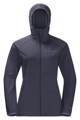 Veste Softshell Jack Wolfskin Go Hike Softshell Gris Femme