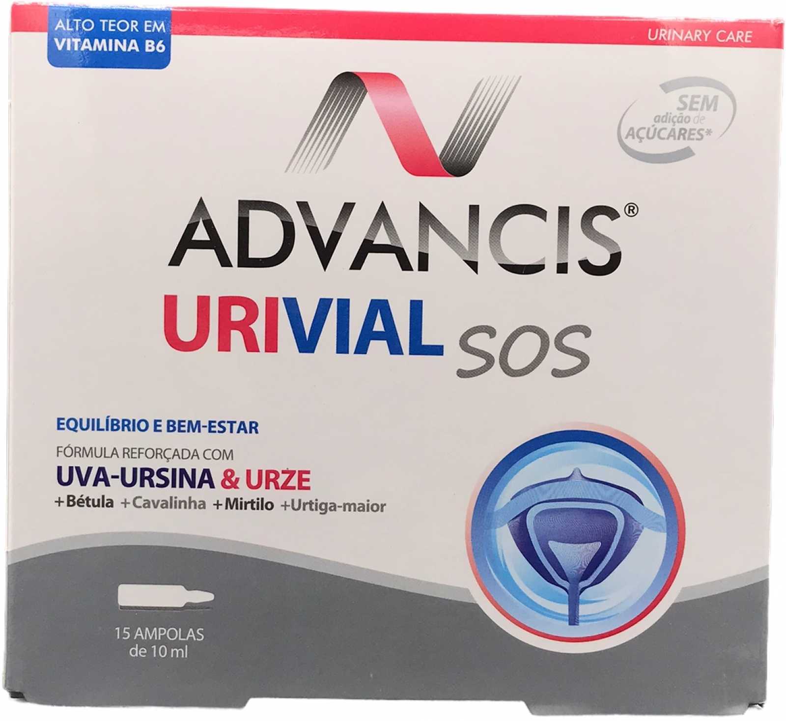 Advancis Urival SOS 15 frascos
