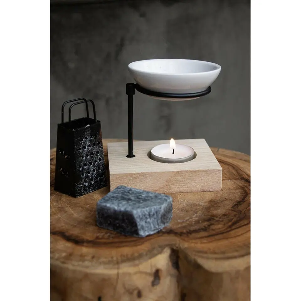 Ideas4seasons Amberblokjes/geurblokjes cadeauset - musk geur
