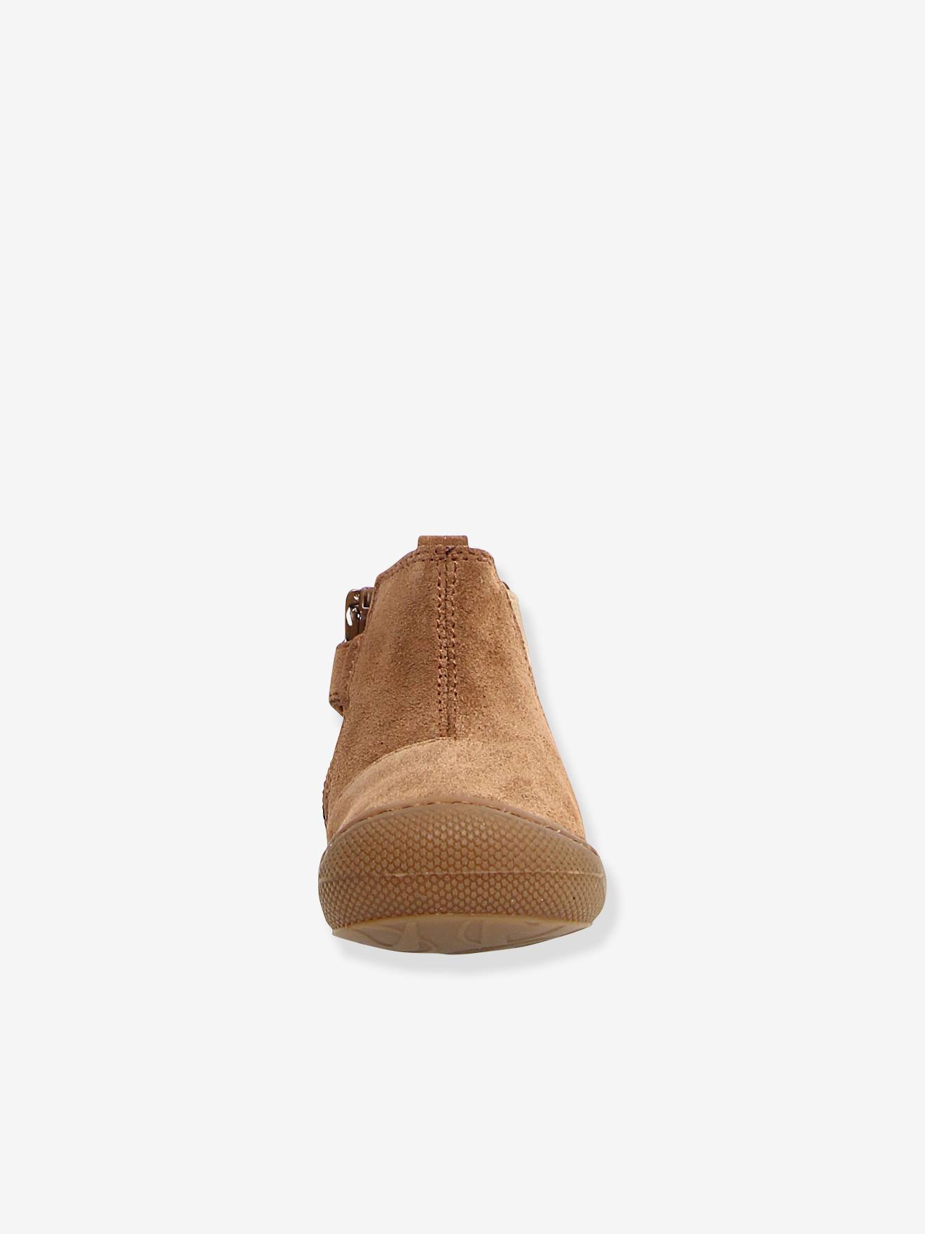 Botas Chelsea Sally NATURINO® First Steps, cor Ouro Bebê