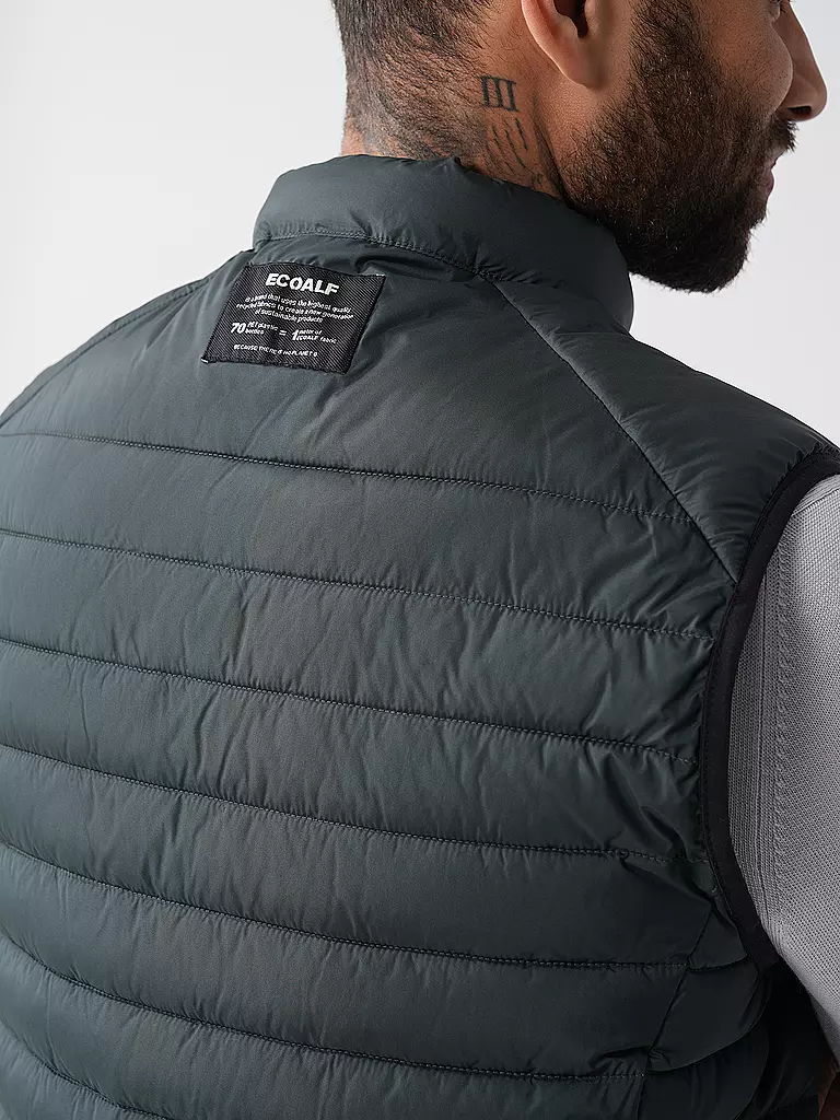 ECOALF Steppgilet CARDIFFALF dunkelgrün