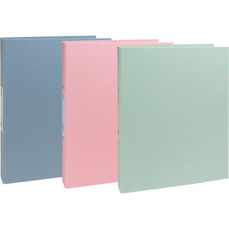Classeur rigide recyclé 2 anneaux 30mm Autentik - Couleurs assorties