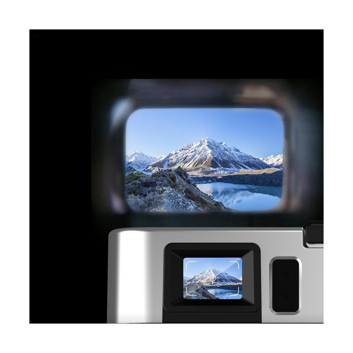 Digitalkamera 4K/48MP/16X Zoom/Autofokus/Søker/Anti-Shake med 32GB minnekort