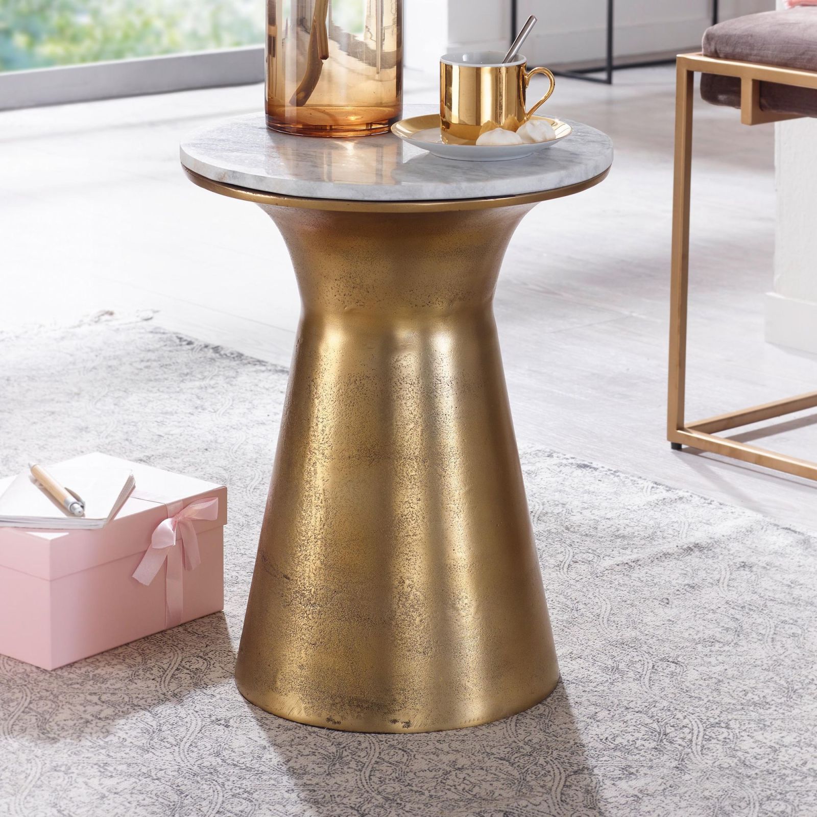 Beistelltisch - gold - 35 cm