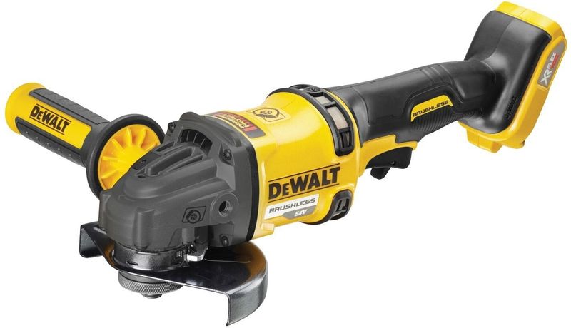 DeWALT DCG418N Accu Haakse Slijper 125mm 54V Flexvolt Basic Body
