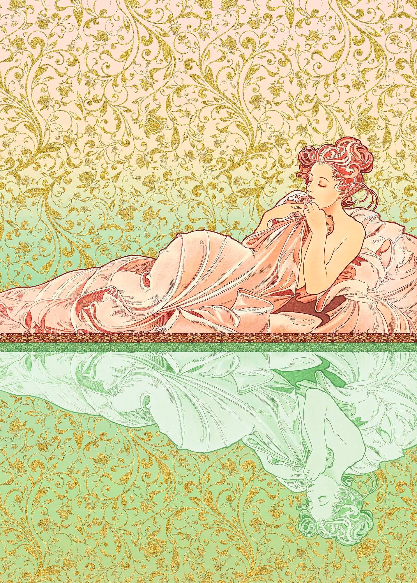 Komar Vliestapete »Digitaldruck Vlies -  Réflexion - Grösse 200 x 280 cm« bedruckt glatt Wohnzimmer, Schlafzimmer
