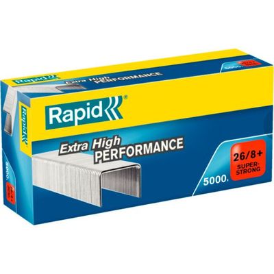 Rapid - Boîte de 5000 Agrafes Super Strong 26/8+