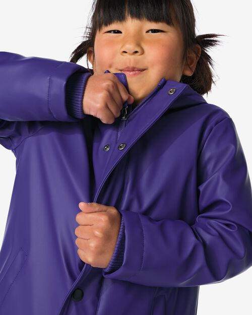 veste enfant à capuche violet