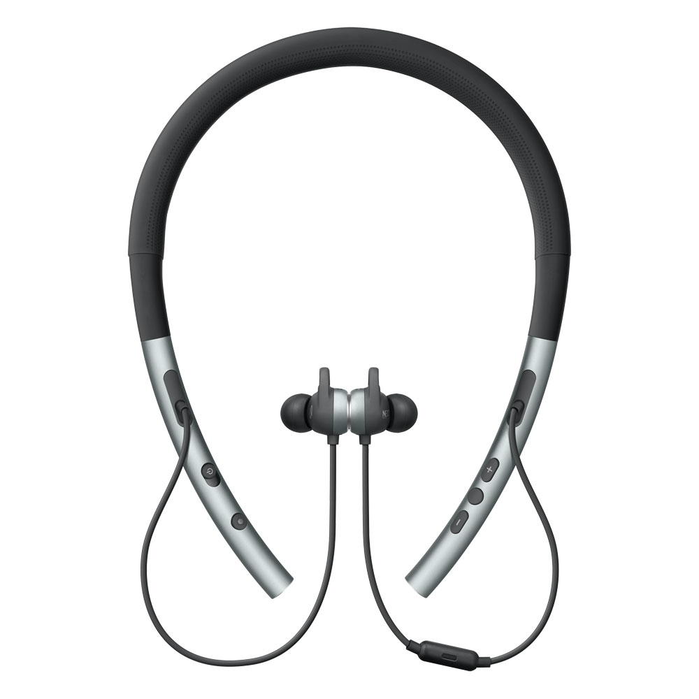 AKG N200NC (by Samsung) Wireless In-Ear Bluetooth Kopfhörer Headset Nackenbügel   Noise Cancelling (GP-N200HAHCAWA) - Schwarz