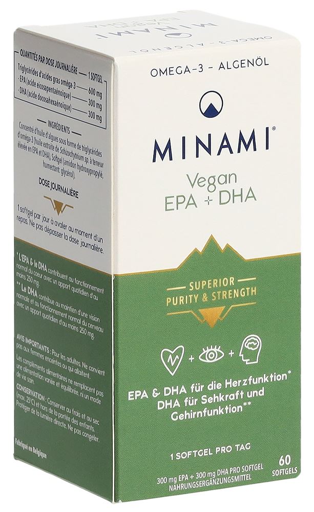 MINAMI Vegan EPA DHA Weichkaps Ds 60 Stk