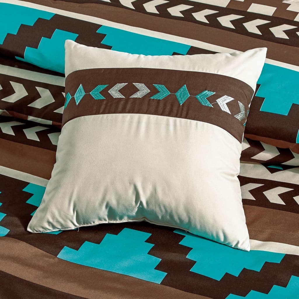 Turquoise Comforter - 6 Piece Set