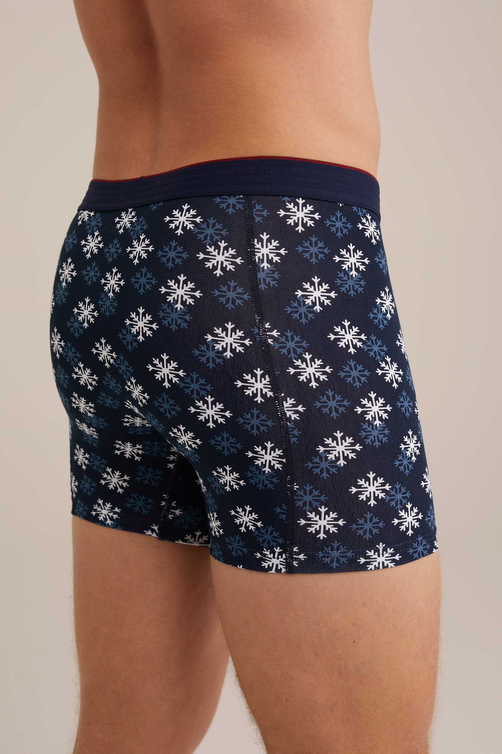 boxershort met dessin WE Fashion Donkerblauw