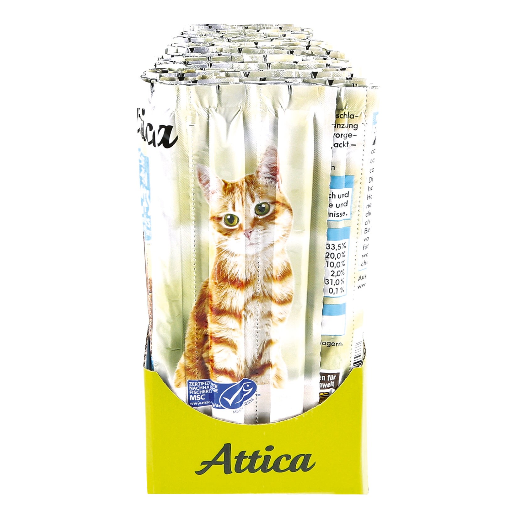 Attica Katzensticks MSC Lachs 50 g, 30er Pack