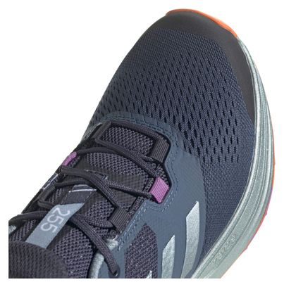 Chaussures Trail Running adidas Terrex Two Flow Bleu Rose Orange Femme