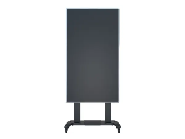 Multibrackets M Public Dual Pillar 180 HD - Vogn med hjul - for fladt panel - aluminium - sort - skærmstørrelse: 60