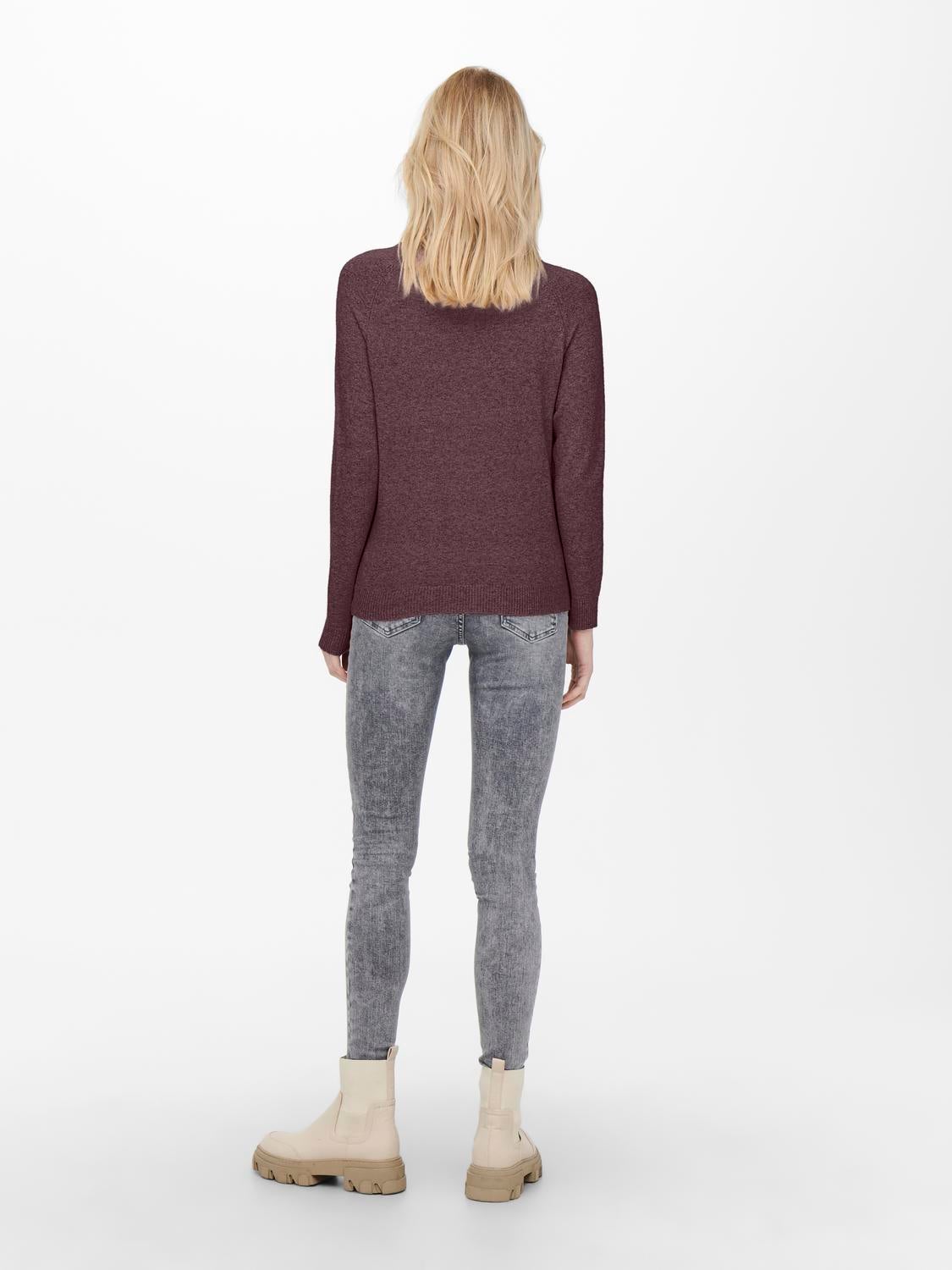 ONLRICA Strickpullover Rose Brown