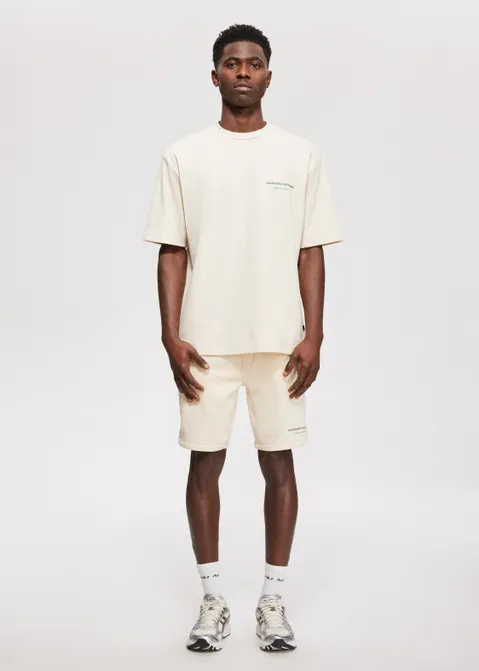 T-shirt met print worldwide off-white (CREME.L)